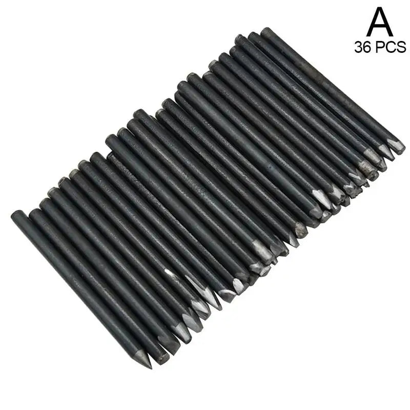 36 Pc Steel Jewelry Metal Stamping Set DIY Crafts Tool Flower Punch Stamp