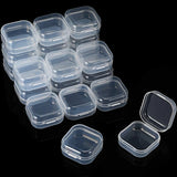 36 Clear Plastic Containers Beads Storage Jewelry Box