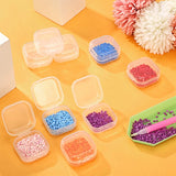 36 Clear Plastic Containers for Beads Jewelry Storage