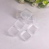 36 Clear Plastic Containers for Beads Jewelry Storage