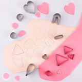 Stainless Steel Clay Mold Earring Pendant Jewelry Making Tool Set