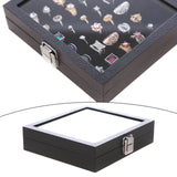 36 Slot Rings Display Box Jewelry Storage Case Holder Showcase Rings Cufflink Je