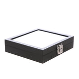 36 Slot Rings Display Box Jewelry Storage Case Holder Showcase Rings Cufflink Je