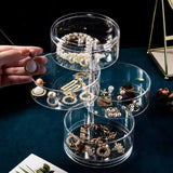 Transparent Storage Box Cosmetic Jewelry Box Makeup Organizer