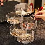 Transparent Storage Box Cosmetic Jewelry Box Makeup Organizer