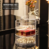 Transparent Storage Box Cosmetic Jewelry Box Makeup Organizer