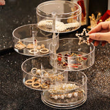 360 Degree Rotating Makeup Organizer Jewelry Box