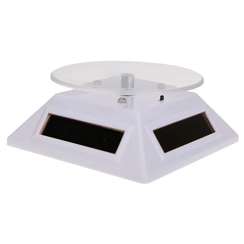 360 Degree Rotating Watch Stand Display Turntable Multicolor LED Display Case