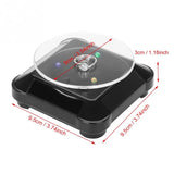 360 Degrees Solar Jewelry Organizer Turntable