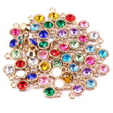 360 Pcs Birthstone Charms for Jewelry Making DIY
