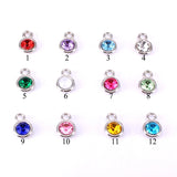 360 Pcs Colorful Birthstone Charms for DIY Jewelry Making