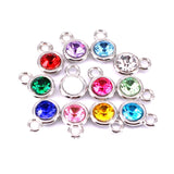 360 Pcs Colorful Birthstone Charms for DIY Jewelry Making