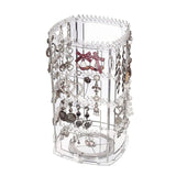 360 Rotating Earring Holder Jewelry Organizer Stand Rack