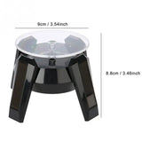 Solar Powered Jewelry Display Stand Turntable with LED Light