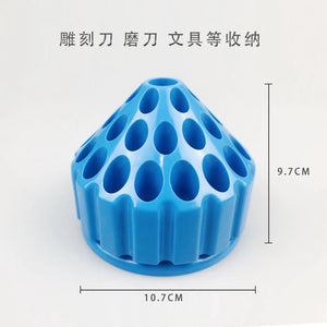 360 Degree Rotating Plastic Grinding Head Storage Box Drill Bit Grinding