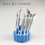 360 Degree Rotating Plastic Grinding Head Storage Box Drill Bit Grinding