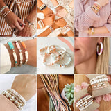 3600Pcs 6Mm Clay Bracelet Beads, Polymer Clay Heishi Beads DIY Kit