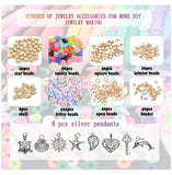 3600Pcs 6mm Clay Beads Jewelry Making Set Flat Round Polymer Heishi DIY Bracelet
