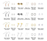 3600Pcs Jump Rings Earring Hook Jewelry Making Kit DIY Bracelet Alloy Tools
