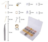 3600Pcs Jump Rings Earring Hook Jewelry Making Kit DIY Bracelet Alloy Tools