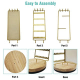 Rotatable Jewelry Organizer Stand Earring Hanging Organizer Jewelry Tower Stand