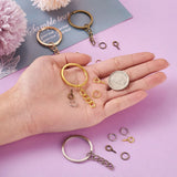 360pcs Iron Split Key Rings Jump Rings DIY Keychain Making Kits