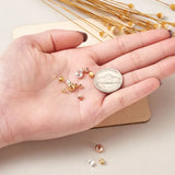 360pcs Brass Spacer Beads Metal Loose Bead for Jewelry Making