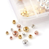 360pcs Brass Spacer Beads Metal Loose Bead for Jewelry Making