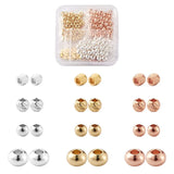 360pcs Brass Spacer Beads Metal Loose Bead for Jewelry Making