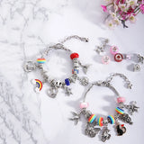 Mixed Metal Animal Flower Charms DIY Jewelry Making Kit