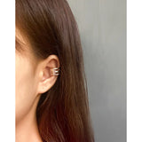S925 Sterling Silver Three Ring Joint Ring