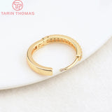 2PCS 20MM Round Earring Hoop Clasp DIY Jewelry Findings