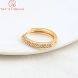 2PCS 20MM Round Earring Hoop Clasp DIY Jewelry Findings
