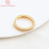2PCS 20MM Round Earring Hoop Clasp DIY Jewelry Findings