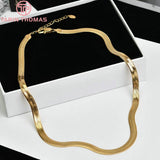1 Piece 4MM 24K Brass Necklace Chains DIY Jewelry Findings