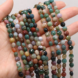 Natural Semi-precious Stone Quartz Amethyst Aventurine Section Beads 6mm