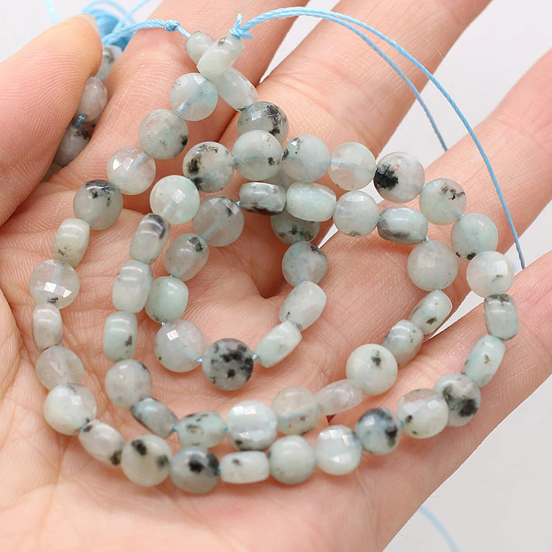 Natural Semi-precious Stone Quartz Amethyst Aventurine Section Beads 6mm
