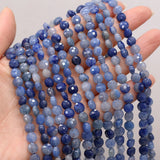 Natural Semi-precious Stone Quartz Amethyst Aventurine Section Beads 6mm