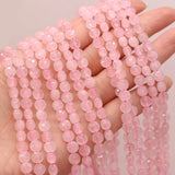 Natural Semi-precious Stone Quartz Amethyst Aventurine Section Beads 6mm