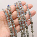 Natural Semi-precious Stone Quartz Amethyst Aventurine Section Beads 6mm