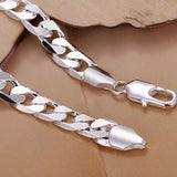 36L Stainless Steel Cuban Chain Men's Bracelet Two Colors