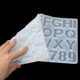 36PCS Jewelry Making Tool Alphabet Letters Numbers DIY Silicone Mould