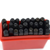 36PCS Letter Number Metal Punch Stamp Set for Jewelry Plastics Leather