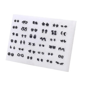 36 Pairs Mix Style Small Earrings Sets for Kids Birthday Party Jewelry Gift