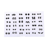 36 Pairs Mix Style Small Earrings Sets for Kids Birthday Party Jewelry Gift
