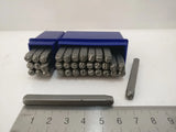 36Pcs 3mm Number Letter Punch Stamping Set Jewelry Making