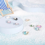 36Pcs Enamel Pendants & Pearl Shell Charms for Jewelry Making