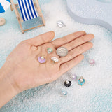 36Pcs Enamel Pendants & Pearl Shell Charms for Jewelry Making