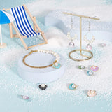 36Pcs Enamel Pendants & Pearl Shell Charms for Jewelry Making
