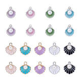 36Pcs Enamel Pendants & Pearl Shell Charms for Jewelry Making